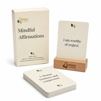 Cartes de Douche Personnalisées pour le Yoga Quotidien en Famille 365 Jours, Affirmations Sexy, Épaisses, Écologiques et Durables, Prix Usine