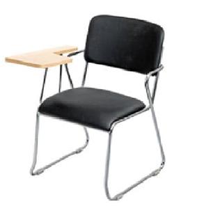 Chaise d'écriture pour étudiants avec siège rembourré, structure métallique robuste, design compact pour les écoles et les salles de formation - Product Image 2