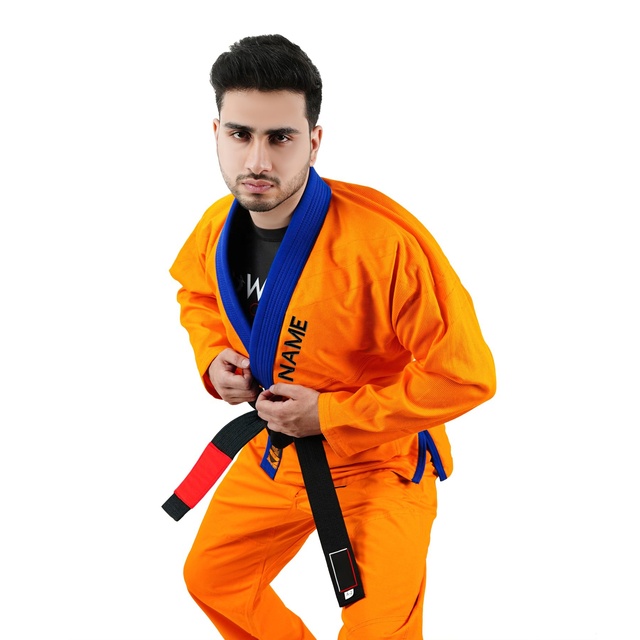 Customizable Unisex BJJ Gi with High Quality 100% Cotton Pear Weave 450gsm Brazilian Jiu-jitsu Kimono