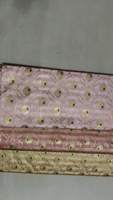 Tissu de soie banarasi zari STRIF JAAL MEENA