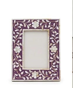 Handcrafted Bone Inlay Floral Photo Frame Decorative Picture Frame Handmade <b>Mosaic</b> Home Decor Gift Latest Design Photo Frame - Product Image 6