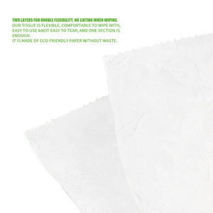 Vente en gros de rouleaux de papier hygiénique en pâte de bois vierge bambou noyau de papier hygiénique rouleau standard de papier hygiénique 3 plis - Product Image 2