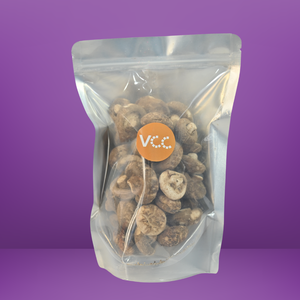 Freeze-Dried Whole <b>Cultivated</b> Shiitake Mushroom Caps | 100% Mushroom Rich Umami Flavor Crispy Vegan Ready-to-Eat HACCP Certified - Product Image 1