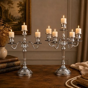 Elegant Metal <b>Candle</b> <b>Holder</b> for Home Decoration Wedding Centerpiece and Table Decor At Best Price - Product Image 1