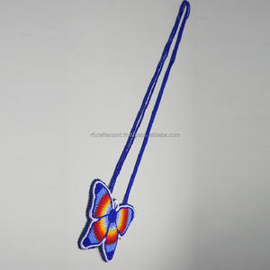 Ethnic Statement <b>Necklace</b> <b>Long</b> Beaded Gift with Traditional Beadwork Fashion Beaded <b>Necklaces</b> - Product Image 2