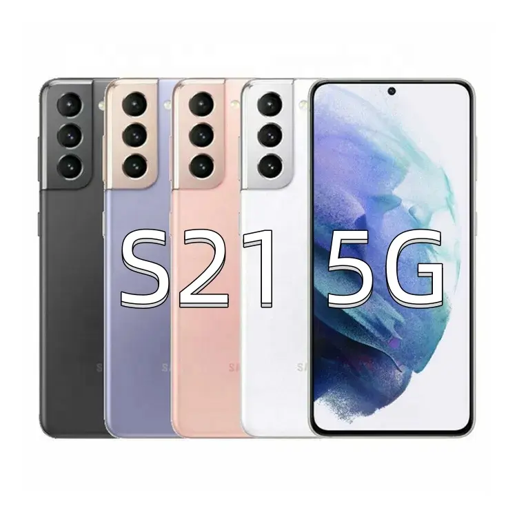 Wholesale S21 5g Telefono Inteligente 128/256GB Original Android Smartphone SM-G991U1 Unlocked Phones for Samsung Galaxy S21 S22
