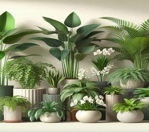 Maceta Grande Moderna de Fibra de Vidrio FRP para Jardín, Hogar, Interiores y Exteriores, para Arreglos de Vegetación Artificial - Product Image 1