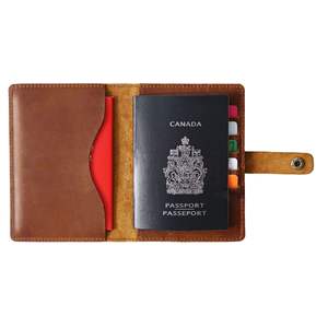 Nouvelle Housse de Passeport et Porte-Cartes en Cuir PU pour Femme/Homme, Porte-Documents et Cartes d'Identité avec Motif Lettres, Pochette de Voyage pour Cartes de Crédit - Product Image 5