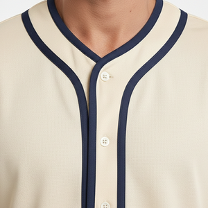 Nueva Camiseta de Béisbol Cómoda y Transpirable, Talla Grande, Ropa Deportiva de la Mejor Calidad, Fabricante de Camisetas de Béisbol en Pakistán - Product Image 5