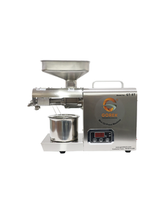 Mini Prensa de Aceite GOREK TECHNOLOGIES GT-8T, Tipo Tornillo de Acero Inoxidable, Control Digital, Extractor de Aceite de Soja de 4-8 kg/h - Product Image 1