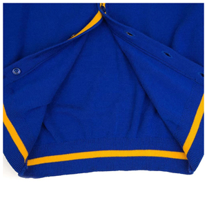 <b>Men's</b> and Women University Acrylic Knitted <b>Cardigan</b> Sweater V Neck Button up <b>Long</b> Sleeve Solid Color Winter Anti-Pilling Front - Product Image 3