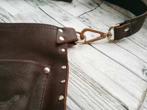 Étui en cuir pour ciseaux de barbier professionnels, en cuir de vachette, anti-odeur, confortable, décontracté, durable, outil de salon - Product Image 5