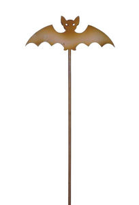 Adornos Rústicos de Metal para Jardín con Diseño de Gato y Calabaza de Halloween, Decoración para Patio, Camino y Exteriores - Product Image 3