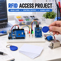 Kit de démarrage RFID ATmega328P R3 en stock, moteur pas à pas, servo, écran LCD 1602, capteur, platine d'expérimentation, ensemble de développement électronique