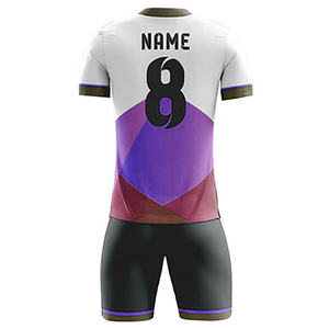 Maillot de football pour homme, vert, à motif géométrique, manches courtes, col en V, respirant, en polyester, avec numéro et nom, à vendre - Product Image 5