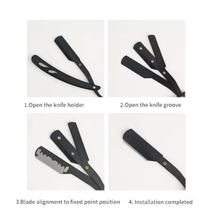 Disposable Single Blade Safety Razor Stainless Steel Blade Plastic Handle Manual Shaving <b>Men</b> Barber Shop Use 12 cm Length - Product Image 2