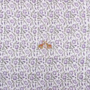 Nouvelle Collection main bloc imprimé fleuri beau et léger coton imprimé tissu doux pour les femmes robe matériel et vêtements - Product Image 3