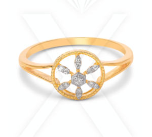 Anillo de compromiso profesional de nuevo diseño para mujer, chapado en oro de 18 quilates, moissanita Original, cuatro piedras y corte ovalado, ocasión de boda - Product Image 5