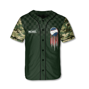 Maillot de baseball professionnel sur mesure grande taille, respirant, anti-transpiration, anti-bactérien, options de broderie par sublimation intégrale - Product Image 5