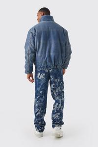 OEM Men’s Premium Puffer <b>Jacket</b> For Winter Custom Casual Outdoor Wear For Men's Windproof <b>Zipper</b> Closure Side <b>Pockets</b> Men's Coat - Product Image 2