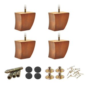 Patas de Muebles de Madera Maciza de Lujo, Modernas, Cuadradas, para Sofá, Gabinete, Mesa, Repuesto de Alta Calidad, Duraderas, Diseño Elegante - Product Image 5