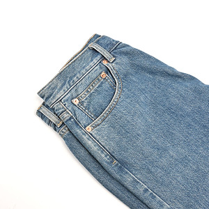 High Waist Denim Bermuda Shorts For <b>Women</b> Solid Color Cotton Casual Button <b>Fly</b> Washed Fabric With Pockets - Product Image 6