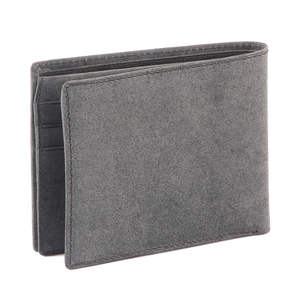 Portefeuille court en cuir pour homme avec impression par sublimation personnalisée, fermeture ouverte, personnalisable, cuir véritable vintage, blocage RFID, polyester - Product Image 2