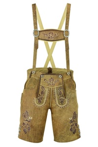 Bavarian Lederhosen - Oktoberfest Lederhosen - German Lederhosen Shorts - Trachten Men Wear Servicio OEM Logotipo personalizado - Product Image 5