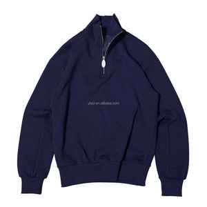 Sudadera con capucha informal de invierno para hombre, de manga larga, holgada, con cremallera de cuarto, bordada, de peso pesado, nueva colección 2026 - Product Image 4