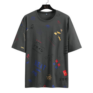 เสื้อยืดพิมพ์ลายกราปติสั่งทำพิเศษสำหรับผู้ชาย คุณภาพพรีเมียม คอกลม แขนสั้น ราคาถูก - Product Image 2