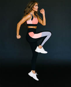 Soft Fabric Workout Fitness Gym Trouser High-rise Sport <b>Leggings</b> Seamless Stretchy Lifting Spandex / Nylon <b>Leggings</b> Yoga Pants - Product Image 6