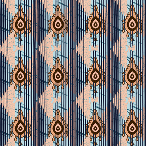 Abstract Geometric Printed 100% Viscose <b>Fabric</b> Lightweight Woven Stripe Home Textile Curtain Material for Dress - Product Image 6
