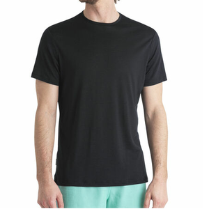 Factory Direct Sale High Quality Customizable Men's Merino <b>Wool</b> Sports Undershirt Lightweight <b>Base</b> <b>Layer</b> T-Shirt OEM Service ODM - Product Image 3