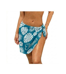 Pareo Hawaiano Polinesio Personalizado de Moda, Envoltura de Playa, Ropa Tropical para Resort, Fabricante Textil OEM ODM - Product Image 1