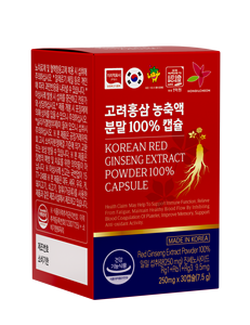 Extrait de ginseng rouge coréen en capsules et poudre pour l'énergie et le soutien cognitif, usage quotidien - Product Image 2