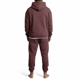 ชุดเสื้อฮู้ดและกางเกงจ็อกเกอร์ผู้ชาย ชุดลำลองสวมใส่สบาย ขายส่ง ผู้ผลิตเสื้อผ้าตามสั่ง - Product Image 2