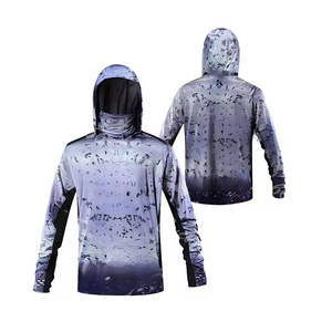 เสื้อแรชการ์ดกันแดด UPF 50+ สำหรับผู้ชาย ระบายอากาศได้ดี แห้งเร็ว ผลิตจากผ้าสแปนเด็กซ์/โพลีเอสเตอร์ แขนยาว เหมาะสำหรับเล่นกีฬา - Product Image 3