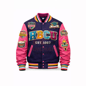 <b>Men</b>’s HBCU Letterman Varsity <b>Jacket</b> – Premium Quality College <b>Jacket</b> for Fall and Winter - Product Image 1