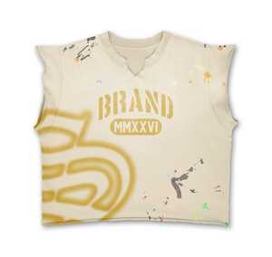 2025 High Quality Men's Casual <b>T</b>-Shirt Set with Breathable Acid Washed Cotton Shorts Customized Logo OEM Summer Set - Product Image 1