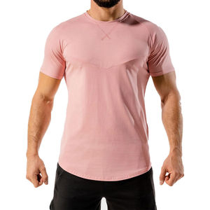 T-shirts de sport pour hommes de haute qualité, 100% coton, séchage rapide, respirants, avec logo personnalisé et service OEM - Product Image 1