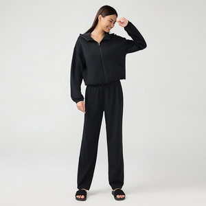 Sudadera con capucha y cremallera para mujer, corte holgado, nueva colección 2026, chaqueta deportiva informal para otoño e invierno, ropa para correr y gimnasio, top de entrenamiento, venta al por mayor - Product Image 5