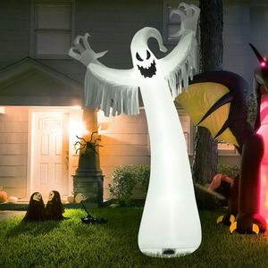 12 Feet Spooky Ghost <b>Inflatable</b> for <b>Halloween</b> Outdoor Holiday Yard Decorations with LED Lights and Blower - Product Image 3