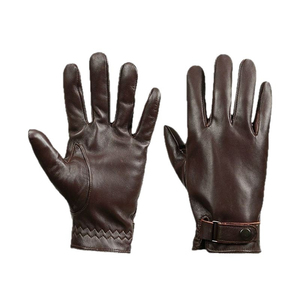 Gants de Karting Respirants en Cuir Véritable Noir Neufs pour Hommes et Femmes – Modèle Hiver Extérieur Élégant – Vente en Gros - Product Image 1
