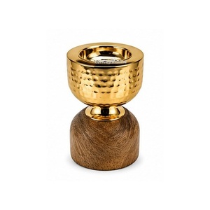 Concept Home Hand-Made Brass Arabic-Inspired Incense <b>Burner</b> with Sandalwood Base Eco-Friendly Aromatic Diffuser <b>for</b> Home Decor - Product Image 1