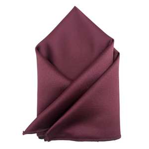 Pochette de costume unie Tie Benon Bourgogne 45g - Product Image 3