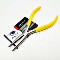 Pince à extensions capillaires en acier inoxydable de qualité professionnelle pour salon, marque Lucky Lash Tools