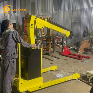 Naltako 1000kg Capacity Self-Propelled Mini Hydraulic <b>Crane</b> 3.2m Max Height for Warehouse Yard - Product Image 3