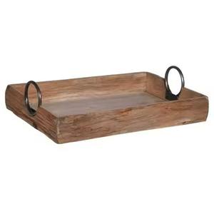 Bandeja de Servicio de Madera con Acabado Elegante, Plato Decorativo para Servicio de Hostelería para Eventos Corporativos - Product Image 2
