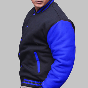 Conjunto de chaqueta Varsity de lana de la mejor calidad, equipo de entrenamiento transpirable de secado rápido para chaquetas Varsity Unisex de invierno - Product Image 1