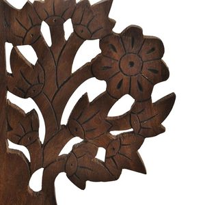 Porte-livres en bois gravé en forme d'arbre pour la décoration de la maison, supports décoratifs pour bibliothèque, bureau et bibliothèque - Product Image 3